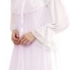 Women's Long-sleeve Mesh Nightdress Princess Vintage Nightgown Lace Sleepwear Pajamas