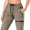 Women's Hiking Pants Quick Dry Lightweight Water Resistant Golf Athletic Travel Cargo Pants UPF 50 Zipper Pockets