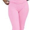 Women's 2 Piece Yoga Set Soft Short Sleeve Top Flare Leggings Comfortable Stretchy for Casual Active Wear