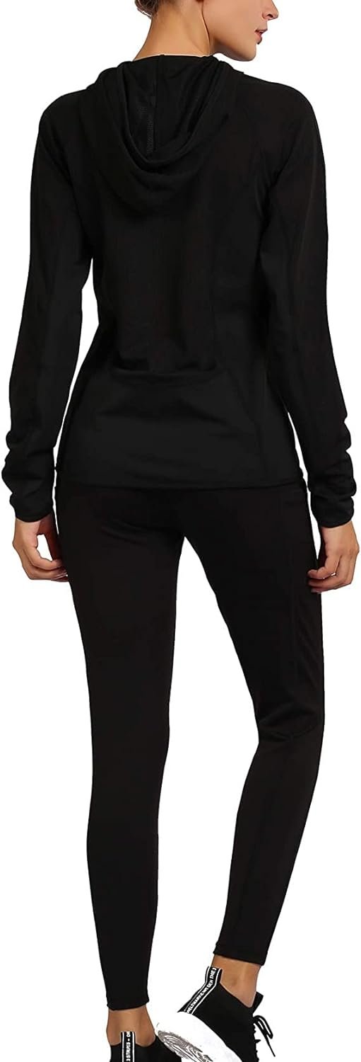 Active Wear Sets for Women -Workout Clothes Gym Wear TracksuitsYoga Jogging Track Outfit Legging Jacket 2 Pieces Set