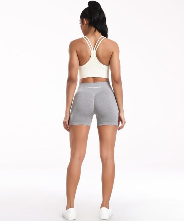 Workout Shorts Women Scrunch Butt Gym Shorts Seamless High Waist Tummy Control Yoga Biker Athletic Shorts