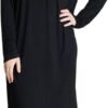 loungewear Womens Nightgown pajamas Bamboo Viscose Super Soft Long Sleeve sleepwear Nightdress Outdoor Wearable