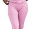 Casual Workout Two Piece Outfits for Women Short Sleeve Crop High Waist Foldover Flare Pants Tracksuit Sets Streetwear