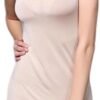 Silk Nightgown for Women Chemise Nighties Adjustable Spaghetti Strap Cami Full Slip for Under Dress