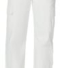 Women's High Waist Stretchy Cotton Cargo Pants Wide Leg Hiking Tactical Trousers with 6 Pockets