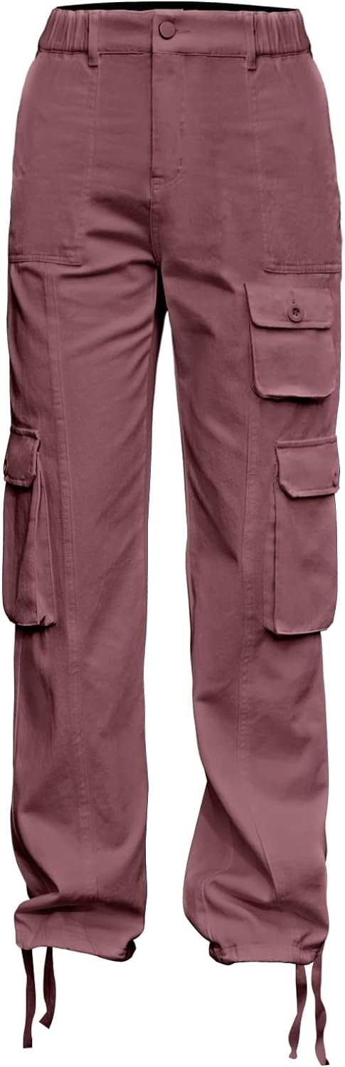 Women's Hiking Cargo Pants Joggers Cotton Casual Military Army Combat Work Pants with 7 Pockets