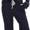 Pajama Set For Women Long Sleeve Button Down Sleepwear Soft and Comfy Lounge Set S-XXL
