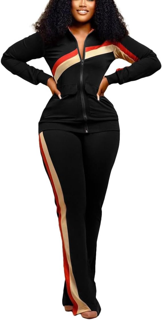 2 Piece Outfits for Women Casual Wide Leg Pants Set Outfits Sexy Front Crop Tops High Waist Jumpsuits Set