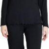 Loungewear Set pajamas Womens sleepwear Bamboo Viscose Long Sleeve t shirt Long Pants Super Soft Novelty Pjs Set