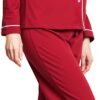 100% Cotton Pajama Set for Women Long Sleeve Womens Sleepwear Button Down NightWear Soft Pj Lounge Sets