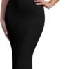 Women's Summer Casual Bodycon Maxi Dress Square Neck Short Sleeve Ribbed Dresses Cocktail Long Dress