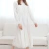 100% Cotton  Nightgown for Ladies Womens Vintage Palace Sleepwear