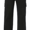Women's High Waist Stretchy Cotton Cargo Pants Wide Leg Hiking Tactical Trousers with 6 Pockets