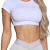 Workout Shorts for Women - Yoga Athletic Gym Shorts, Plus Size Shorts, Clothing Spandex Shorts