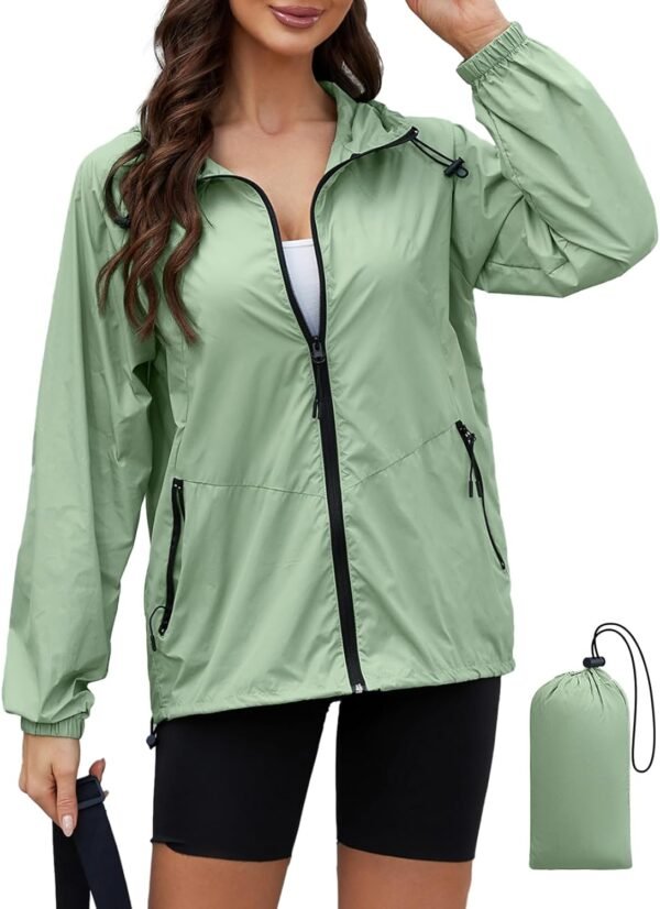 613-EfzBIZL._AC_SL1500.jpg Rain Jacket Women Waterproof Lightweight Jacket With Hood Packable Raincoat with Pockets S-XXL