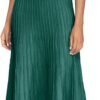 Women's 2024 Summer Maxi Dresses Tie Spaghetti Strap Square Neck Ribbed Knit Dress