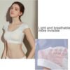 Women Training Gym Sportswear Tops Shirts 2 in 1 Built-in Shoulder Pad Running Fitness Workout Top T-Shirts,Beige-Large