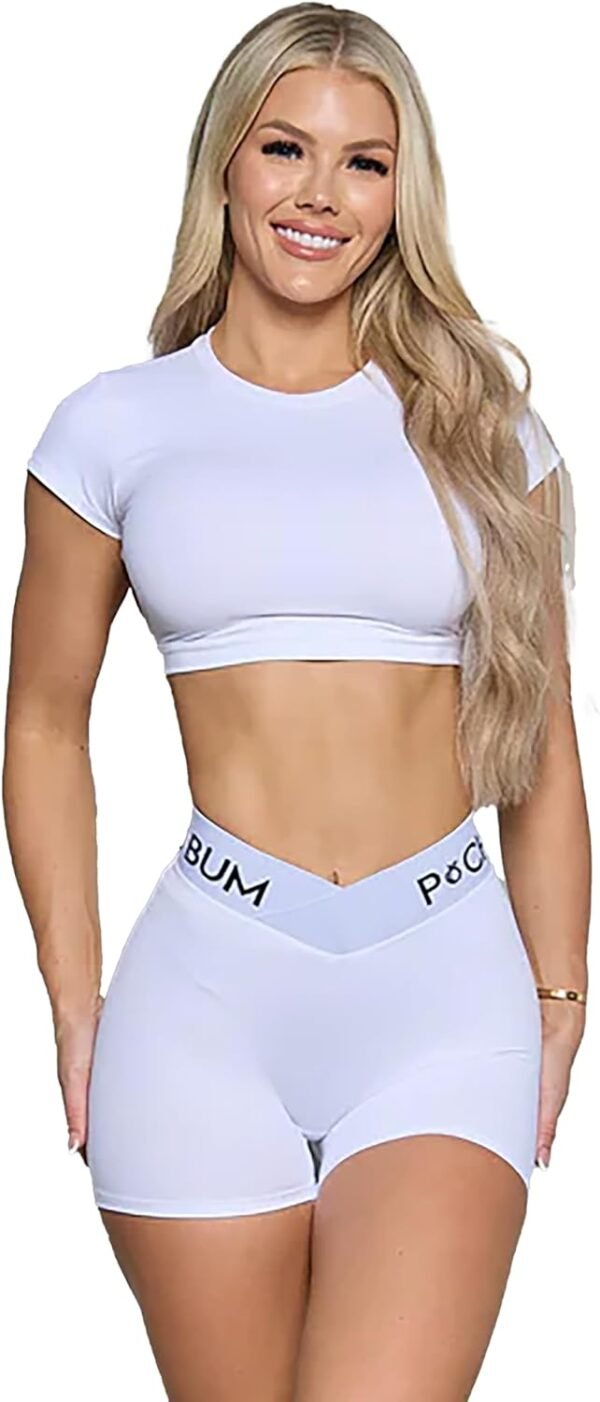 Workout Shorts for Women - Yoga Athletic Gym Shorts, Plus Size Shorts, Clothing Spandex Shorts