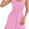 Sun Dresses for Women 2024 Cute Summer Beach Dresses Casual Vacation Outfits Coverup Dress