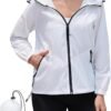 616oCXN7GgL._AC_SL1500.jpg Rain Jacket Women Waterproof Lightweight Jacket With Hood Packable Raincoat with Pockets S-XXL