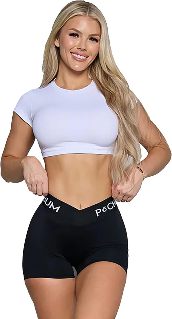Workout Shorts for Women - Yoga Athletic Gym Shorts, Plus Size Shorts, Clothing Spandex Shorts