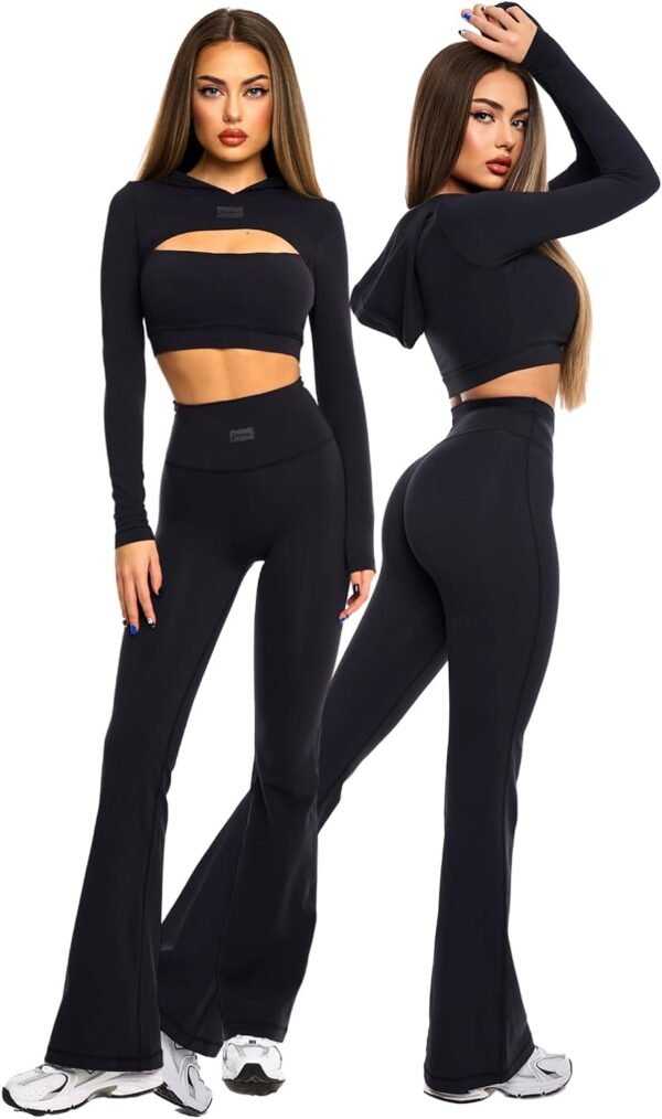 618HmroLz-L._AC_SL1500.jpg Flare Leggings Bootcut Yoga Pants for Women Buttery Soft High Waisted Tummy Control Flared Workout Leggings