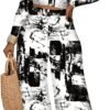 2 Piece Outfits for Women Casual Wide Leg Pants Set Outfits Sexy Front Crop Tops High Waist Jumpsuits Set