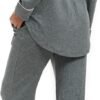 Womens Pajama Sets Soft Comfy Button Down Knitted Long Sleeve Sleepwear Pjs Lounge Sets Nightwear