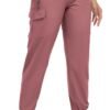 Women's Hiking Cargo Capri Pants Lightweight Quick Dry Joggers Outdoor Casual Travel Capris with Zipper Pockets