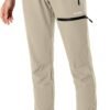 Women's Hiking Pants Quick Dry Lightweight Water Resistant Golf Athletic Travel Cargo Pants UPF 50 Zipper Pockets