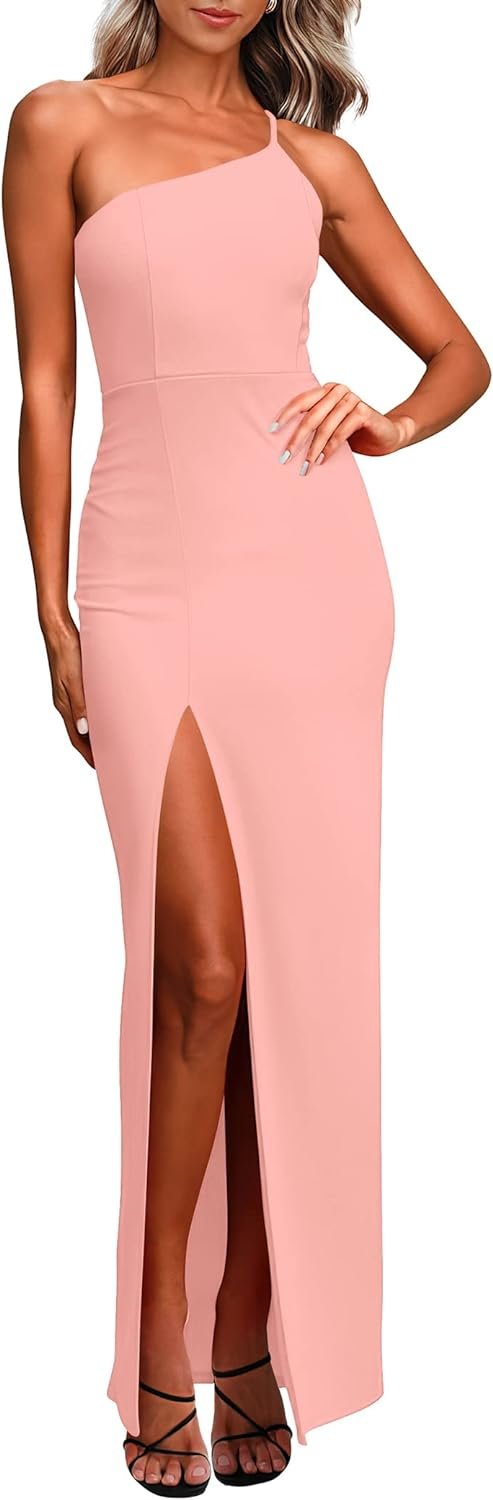 PRETTYGARDEN Womens High Slit Maxi Dress