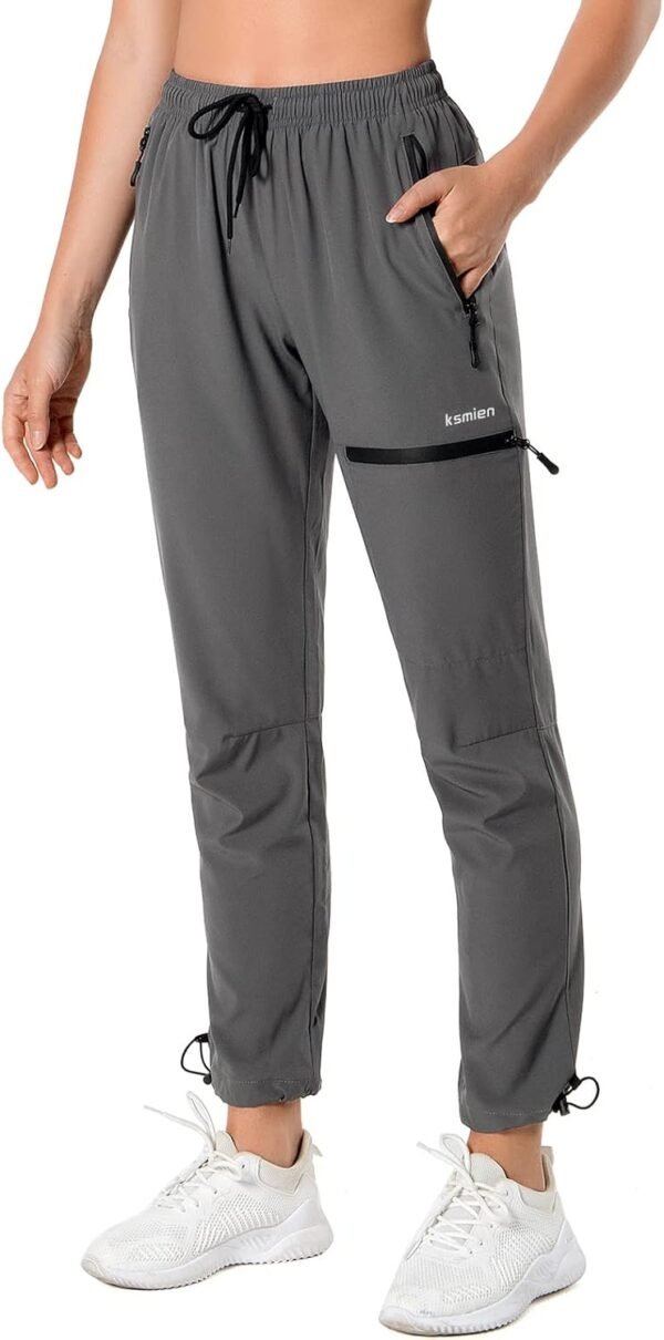 Women's Hiking Pants Quick Dry Lightweight Water Resistant Golf Athletic Travel Cargo Pants UPF 50 Zipper Pockets