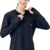 Sun Protection Clothing Women - Long Sleeve Zip Up Hoodie Women for Running, Athletic Hiking Jacket Sun Shirt