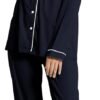 100% Cotton Pajama Set for Women Long Sleeve Womens Sleepwear Button Down NightWear Soft Pj Lounge Sets