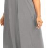 Womens Plus Size Nightgowns Sleepwear Short Sleeve Sleep Dress Maxi Night Gowns with Pockets