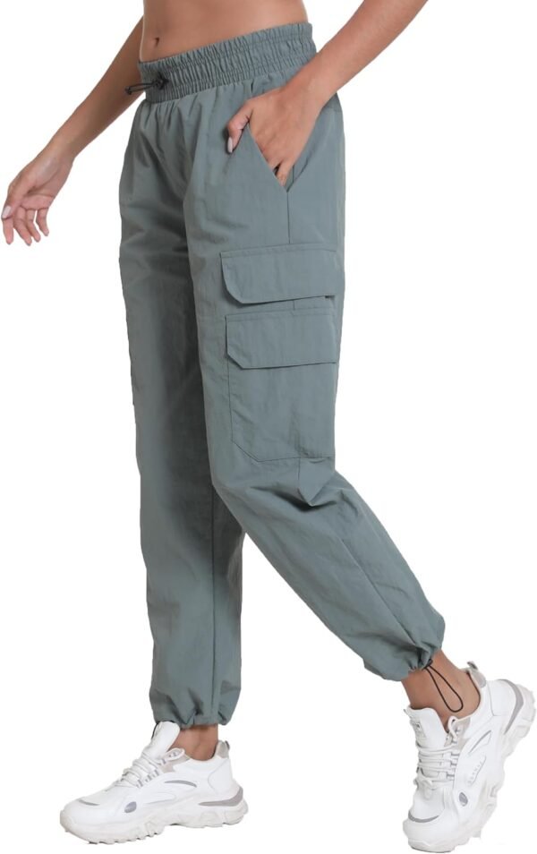 Lightweight Women Cargo Pants with Pockets Quick Dry Workout Athletic Travel Lounge Pantalones Outdoor Camping Hiking Pants