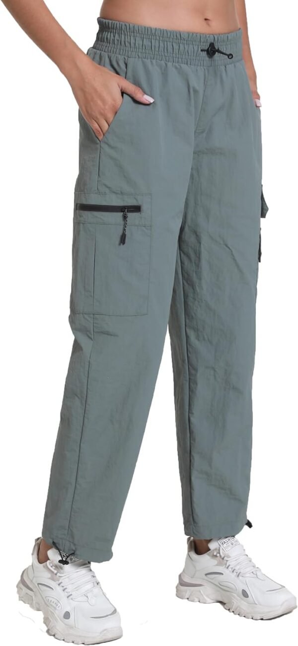 Lightweight Women Cargo Pants with Pockets Quick Dry Workout Athletic Travel Lounge Pantalones Outdoor Camping Hiking Pants