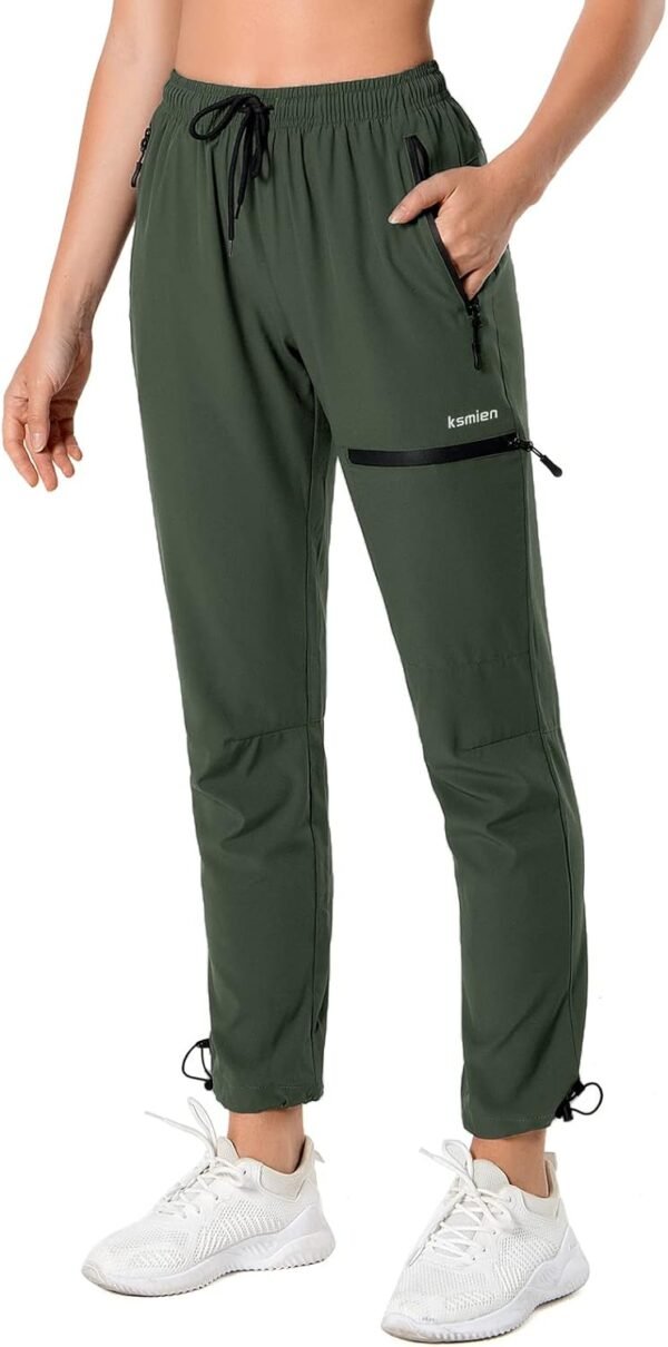 Women's Hiking Pants Quick Dry Lightweight Water Resistant Golf Athletic Travel Cargo Pants UPF 50 Zipper Pockets