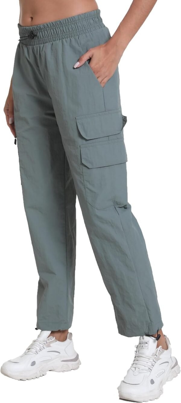 Lightweight Women Cargo Pants with Pockets Quick Dry Workout Athletic Travel Lounge Pantalones Outdoor Camping Hiking Pants