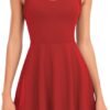 Womens Tennis Dress with Built in Shorts and Bra Workout Dress Golf Athletic Dress for Women