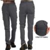 Women's Hiking Pants Convertible Quick Dry Stretch Lightweight Zip-Off Outdoor Fishing Travel Safari Pants