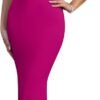 Women's Summer Casual Bodycon Maxi Dress Square Neck Short Sleeve Ribbed Dresses Cocktail Long Dress