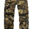 Women's Cargo Pants Quick Dry Casual Military Army Camo Combat Work Casual Pants with Pockets