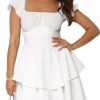 Women Graduation Dress Spaghetti Straps Sleeveless Short Dresses Y2k Low Cut Bodycon Going Out A-Line Mini Dress