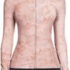 Workout Jackets for Women Full Zip Athletic Running Track Jacket with Pockets Slim Fit Yoga Jacket with Thumb Holes