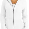 Trendy Queen Womens Zip Up Hoodies Fleece Jackets Sweatshirts Fall Outfits Sweaters With Pockets Winter Y2k Clothes
