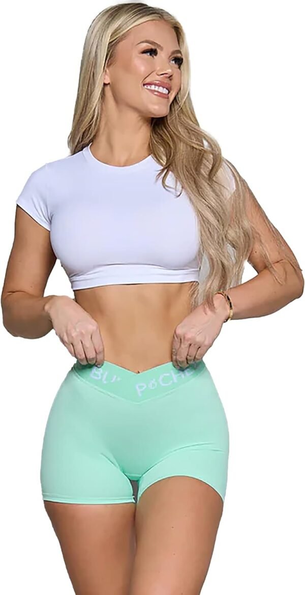Workout Shorts for Women - Yoga Athletic Gym Shorts, Plus Size Shorts, Clothing Spandex Shorts