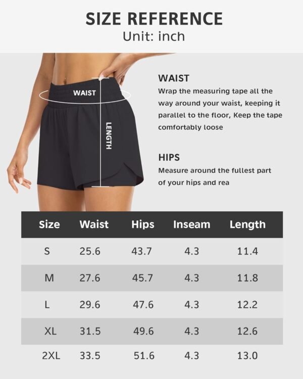 Womens High Waist Running Shorts Athletic Workout Quick Dry Shorts for Women with Pockets Gym Yoga White Summer Shorts