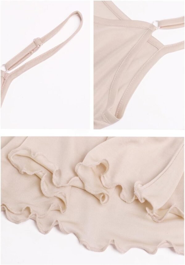 Silk Nightgown for Women Chemise Nighties Adjustable Spaghetti Strap Cami Full Slip for Under Dress