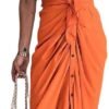 Women's Short Sleeve Satin Dress Button Down with Belt Maxi Shirt Dresses